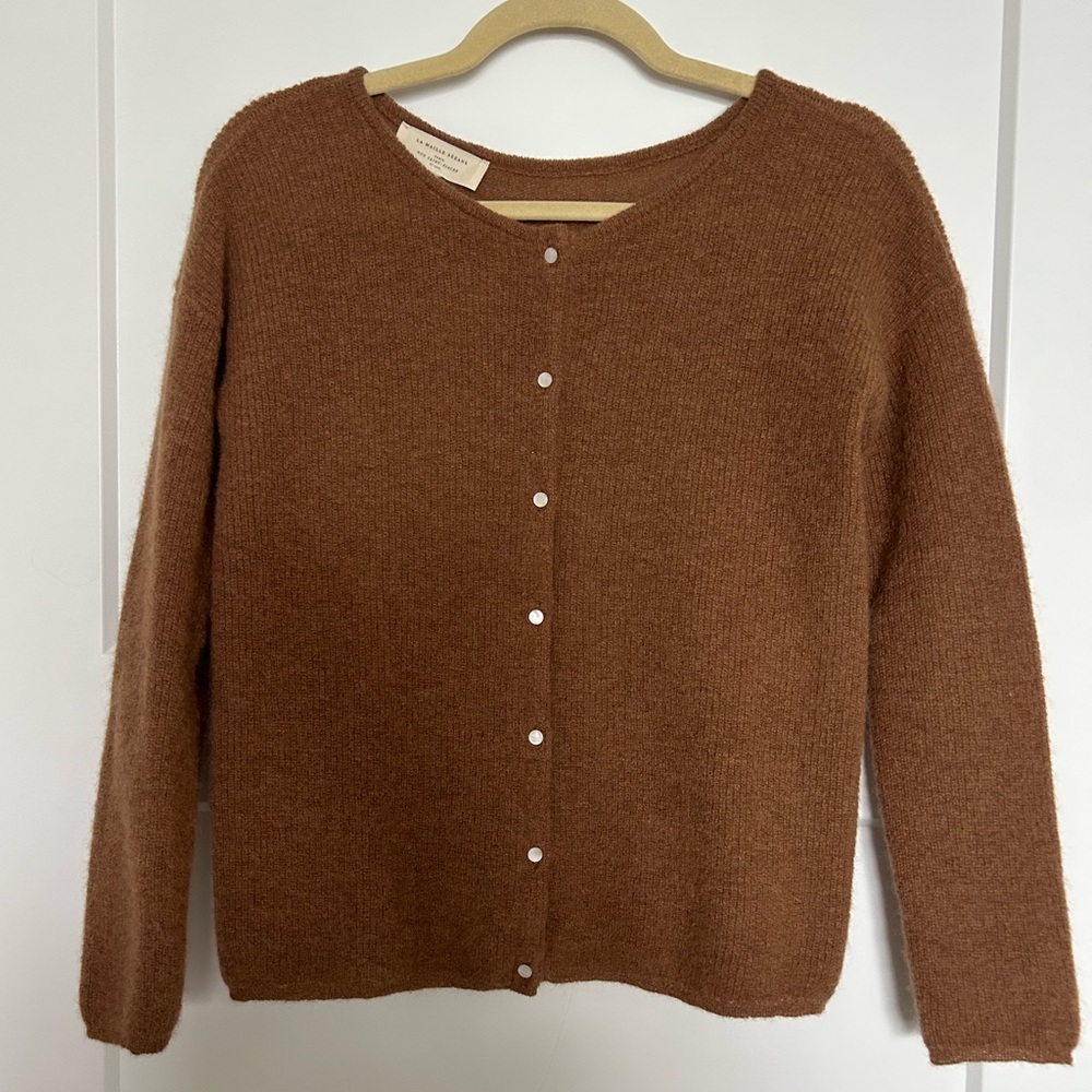 Sezane Gaspard Cardigan Camel XXS